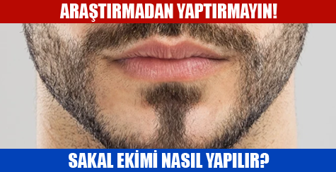 sakal ekimi nasıl yapılır